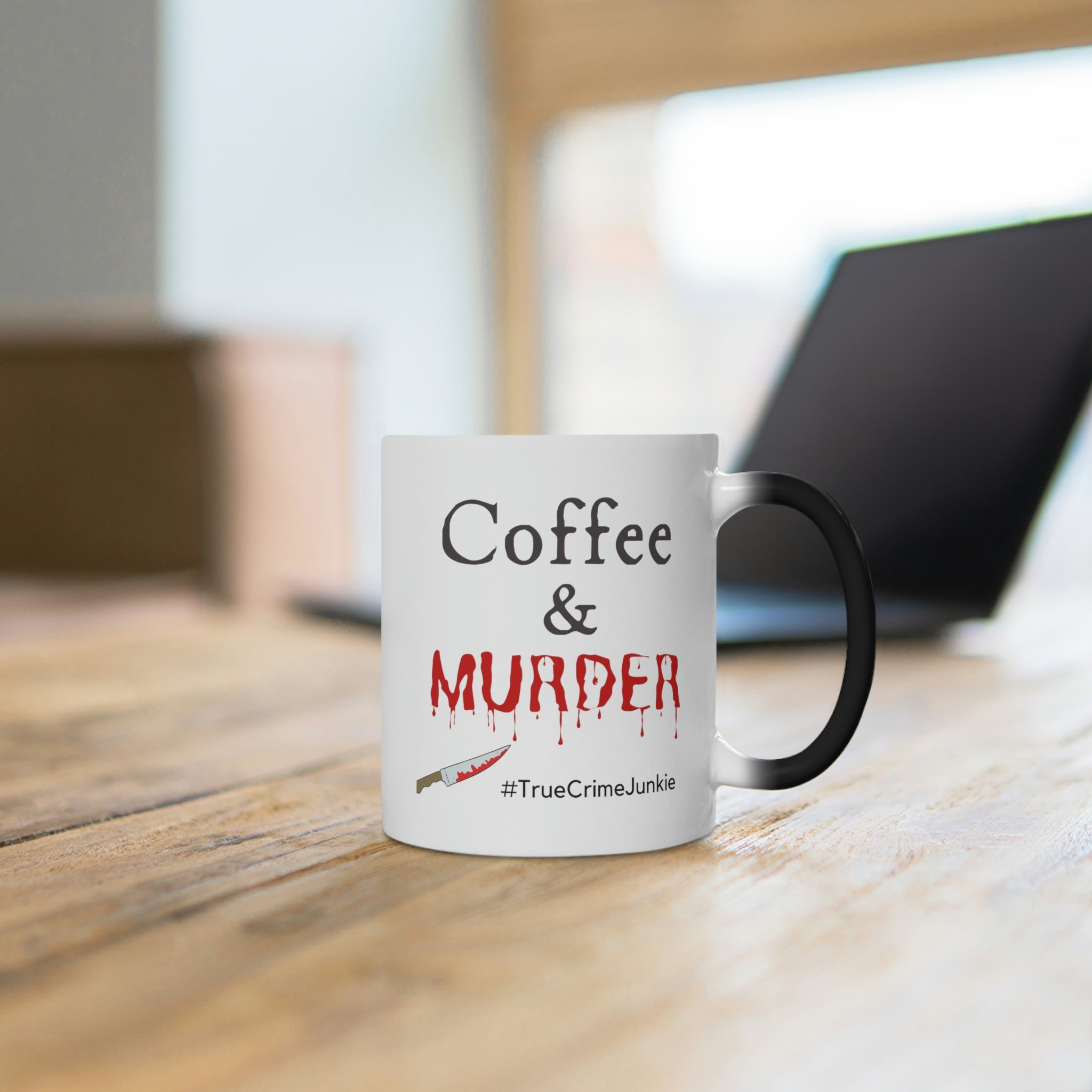True Crime Coffee Magic Mug, Color Changing 12 oz or 15 oz - Durazza