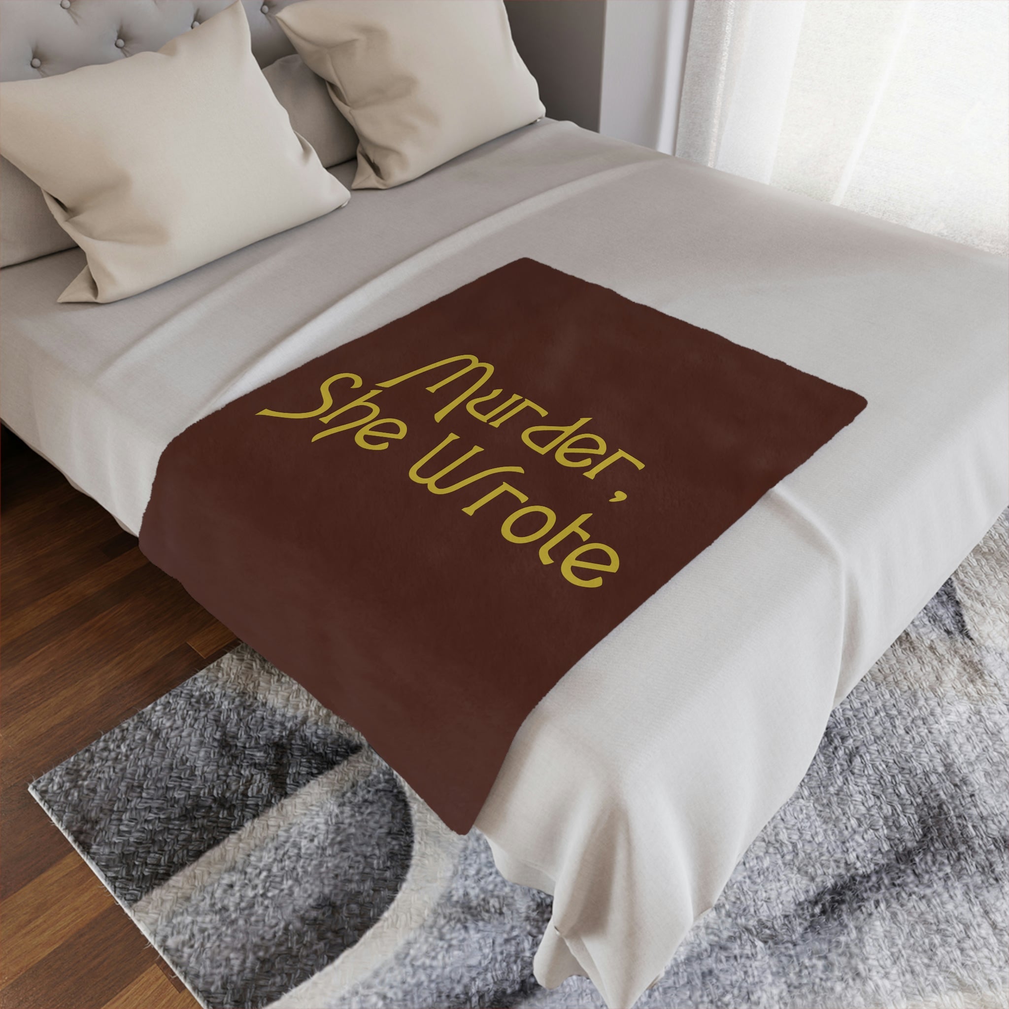 Murder She Wrote Blanket small size 30"x40"