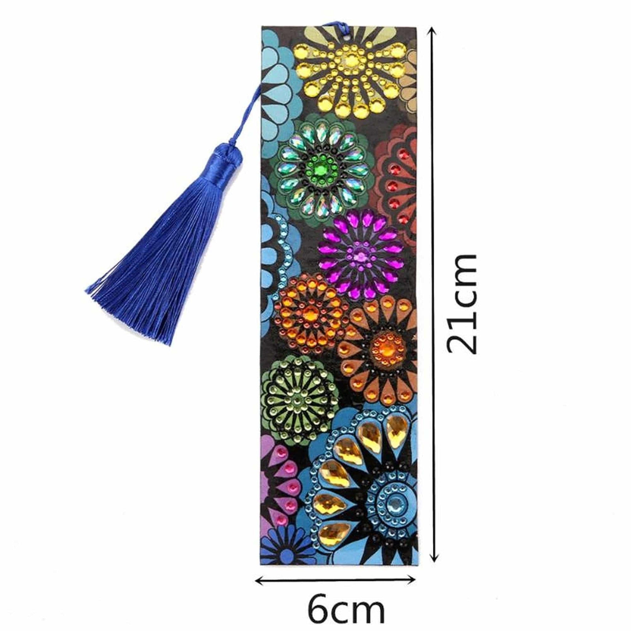 Colorful Flower DIY Bookmark Diamond Painting Kit - Durazza