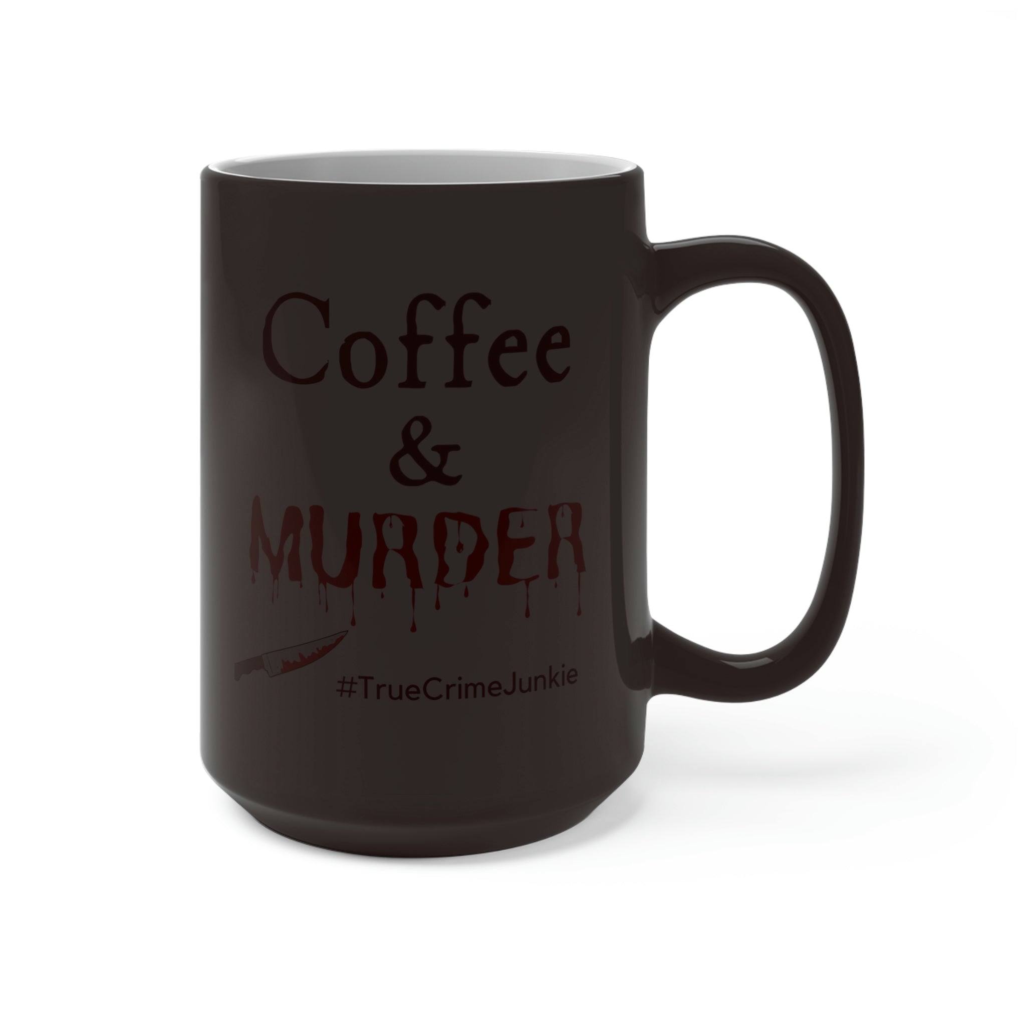 True Crime Coffee Magic Mug, Color Changing 12 oz or 15 oz - Durazza