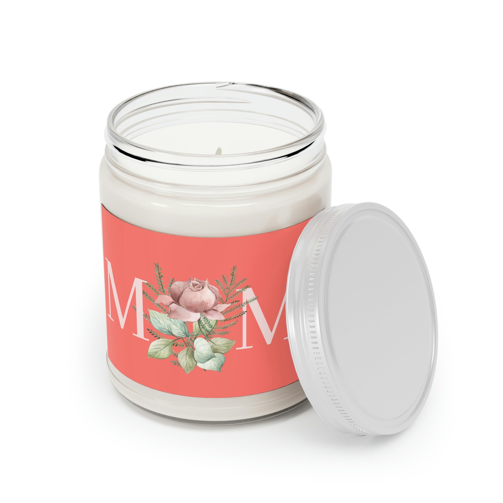Mom Aromatherapy Scented Candle, Eco-Friendly Soy Wax, 9o Open Jar